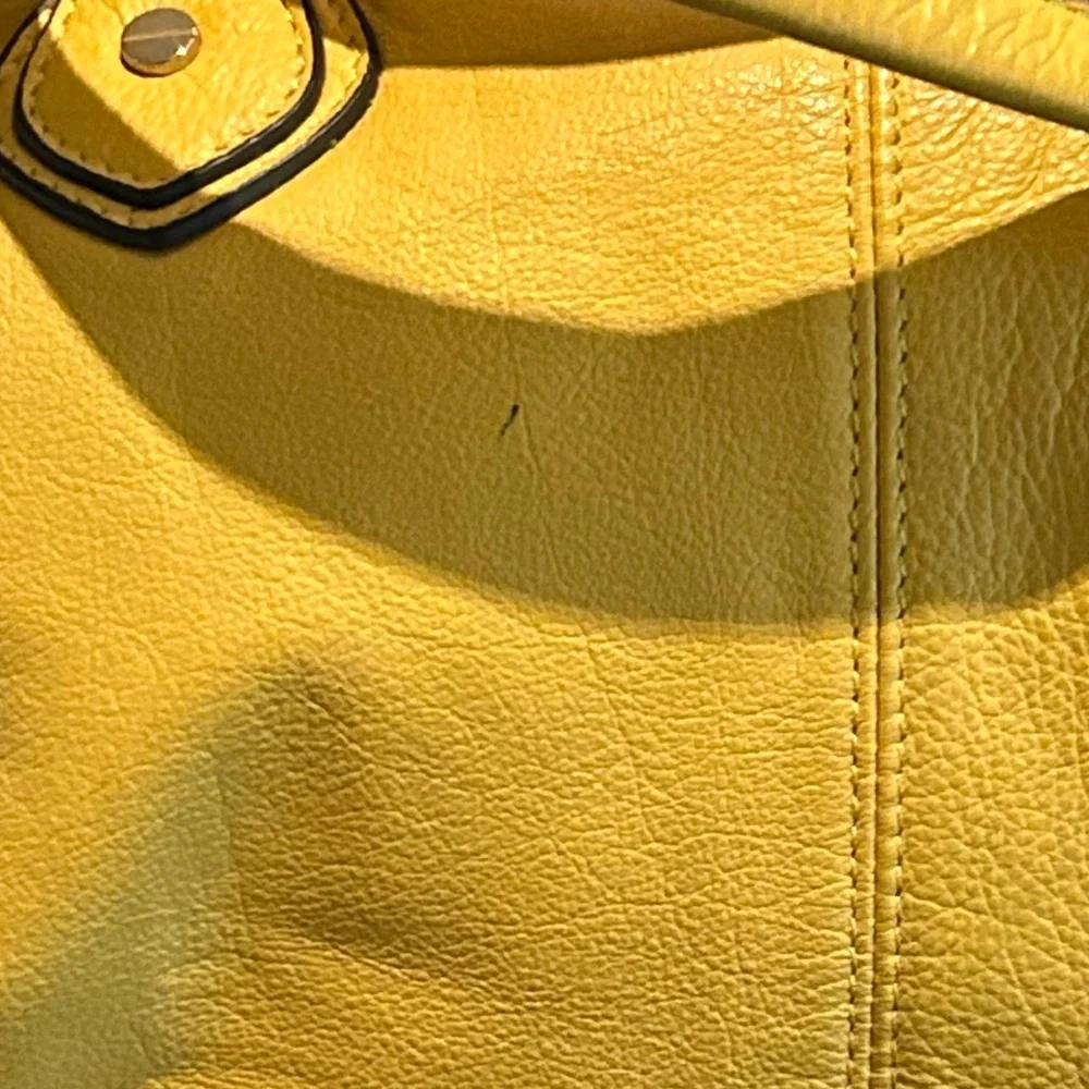 Yellow Leather Handbag - Picture 8 of 13